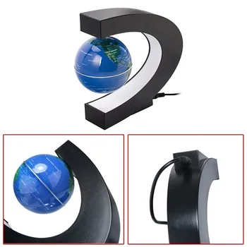Plutitor Magnetic Levitation Glob De Lumină Harta Lumii Minge De Iluminat Lampa De Birou Acasă Decorare Globului Terestru Noutate Lampa