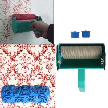 Noul Model de Perie Decorative Textură Role cu Relief Mâner de Plastic cu Pictura Monocrom Mașină pentru Decor de Perete