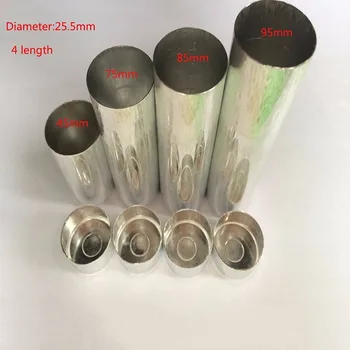 100buc /set Dentar Laborator de Aluminiu Cartuș Cu Buza Pentru Laborator Dentar Flexibil Acrilică Proteză Injecta Acrilice Munca Diametru 25.5 mm