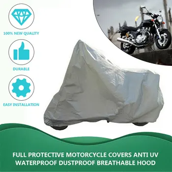 Motocicleta Acoperă Complet de Protecție Anti-UV, rezistent la Intemperii Respirabil Biciclete Electrice Capota Piscină Interioară Cort