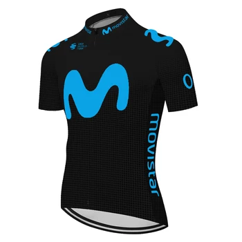 Movistar camisa de ciclismo masculina de Vară Curse de ciclism jersey Maneci Scurte Biciclete mtb tricou Tricou Maillot Ciclismo 2020