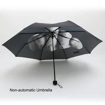 Creative Rece Degetul Mijlociu Umbrela de Ploaie Femei Umbrelă de soare barbati Umbrela Impact umbrelă de soare 3 Ori Windproof Pliere Umbrele de Ploaie