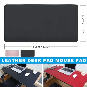Birou Pad Anti-Alunecare PU Piele Pad Mouse-ul pentru Computere Dublă Utilizare, Birou de Scris, Mat Pentru Office Acasă Mousepad de Gaming Mat