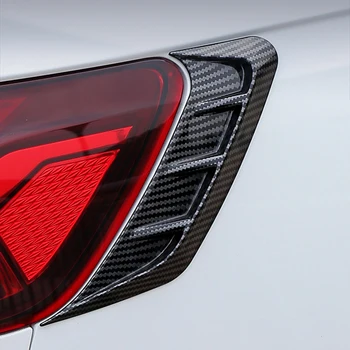 Fibra de Carbon Faruri Masina Spranceana Capacul Ornamental Autocolant Lampă de Cap Pleoapa pentru Audi A4 B9 Modificat RS4 Sprancene si Stopurile din Spate