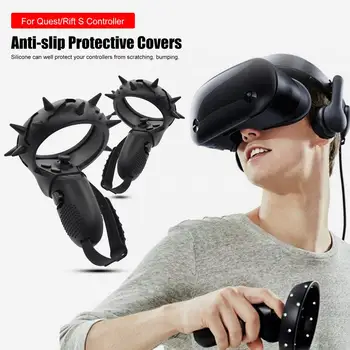 VR Accesorii Pentru Oculus Quest / Rift S Capacul de Protecție Vr Operator Mâner Capac de Silicon Plin Manșon de Protecție