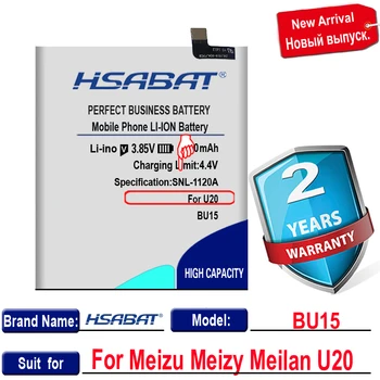 HSABAT 0 Ciclu de Noua 4600mAh BU15 Baterie pentru Meizu Meizy Meilan U20 transport gratuit