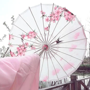 Masina de Pliere personal soare japoneză chineză Umbrela femei Clasică Uns Umbrelă de Hârtie Decor umbrelă de soare cadeau femme