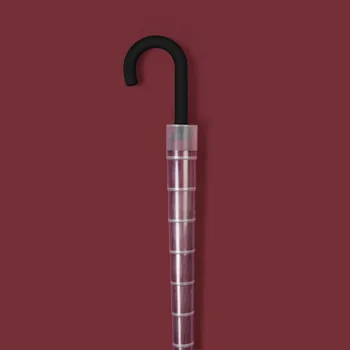 De afaceri Pentru a Crește Masculin Umbrela 16K PVC Impermeabil Maneca Drept Umbrela Semi-automate de Vânt Și Impermeabil Umbrela