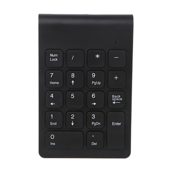Portabil 2.4 G Wireless Tastatură Digitală USB Pad Numărul 18 Taste Tastatura Numerică