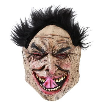 Mască De Halloween Recuzită Pică Fantoma De Acoperire Zombie Realist Mascarada De Păr Fantomă Înfricoșător Masca