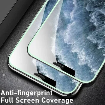 Tongdaytech Complet Curbat din Sticla Temperata de Film Pentru iPhone XS 11 Pro Max 8 7 6S Plus Fluorescență Ecran Protector Pentru iPhone XR SE