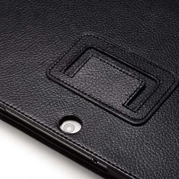 Pentru Samsung Galaxy Tab 2 10.1 P5100 P5110 Tableta Caz Model Litchi Piele PU Stand Folio Piele de Protecție Coperta+Folie de protectie