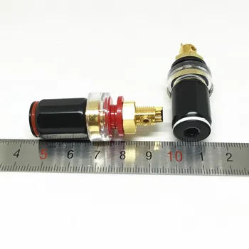 8Pcs de Alamă de Înaltă Calitate Amplificator HIFI 4mm Banana Plug Difuzor Terminal Binding Post Mufa Conector