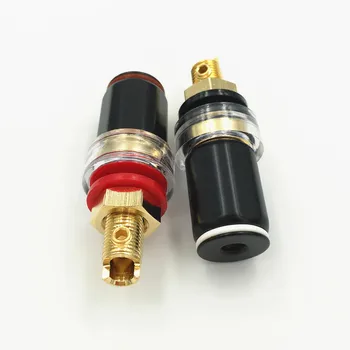 8Pcs de Alamă de Înaltă Calitate Amplificator HIFI 4mm Banana Plug Difuzor Terminal Binding Post Mufa Conector