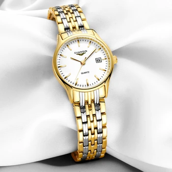 2020 Guanqin GQ90087 top brand de lux ceas luminos de afaceri din otel creative cuarț ceas rezistent la apă și praf