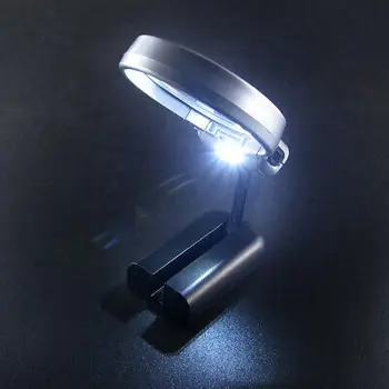 30 X 60mm Telefon Mobil LED Iluminat Lupa Zoom, Microscop cu Lentile Negru