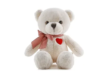 Desene animate îmbrățișare de urs inima rosie urs papusa lovely teddy bear PP bumbac moale jucărie urs dormi papusa cadou bun urs