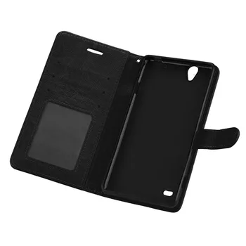 Portofel Caz pentru Sony Xperia C4 E5303 E5306 E5353 Flip Cover Stand Titular de Card din Piele PU Magnetice, Cartușe pentru Sony Xperia C4 Caz
