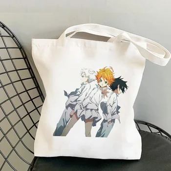 Promisiunea Neverland geantă de cumpărături de cumpărături panza de reciclare geanta shopper bolsas de tela sac de tesatura șir pliabil sac din pânză