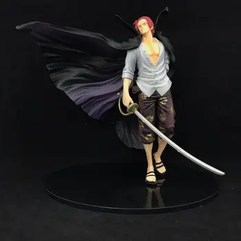 Una Bucata 19cm Figura Anime Shanks Grand Line Bătălia de Peste Cupola Părul Roșu PVC figurina de Colectie Model Jucarii Papusa