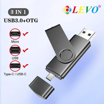 Mai nou USB 3.0 Tip C Pendrive 16GB 32GB 64GB USB Flash Drive 128GB Pen drive Flash usb de Tip C Dispozitiv memory stick