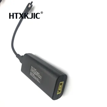 DC USB de Tip C de sex Masculin Încărcător de Putere Convertor Adaptor Conector Pentru Lenovo Dell Hp Laptop Asus Adaptor 20V 2.25 UN Pătrat Plug de sex Feminin