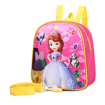 Disney princess pentru Copii rucsac gradinita anti-a pierdut rucsac Frozen Elsa baby geantă de mână fată băiat sac de desene animate sac de școală