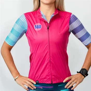 TRES PINAS femeie ciclism jersey cu mâneci rezistenta la apa ușor respirabil macaquinho ciclismo feminino plasă de biciclete vesta