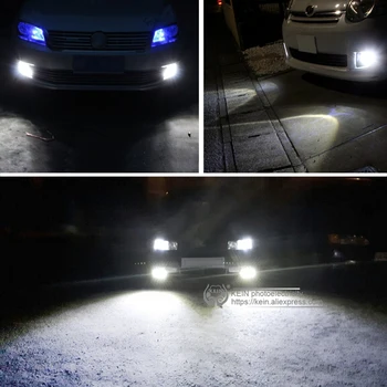 KEIN 2 buc H3 Lampa led DRL ceata Bec 30smd 4014 auto Lumini de Zi de Funcționare alb masina Zi de Conducere auto 12V Vehicul Extern de lumina