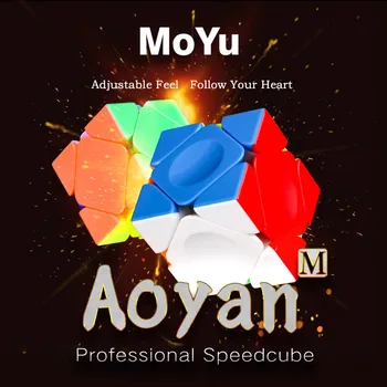 MoYu AoYan M Denaturate Magnetica Magic Cube Viteza Cub Educativ Puzzle jucarii Cuburi Magice pentru copii copii