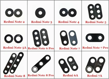 100buc Pentru Xiaomi Redmi 7S 7A 8A Nota 6 Pro Nota 7 Nota 8 9 9 Pro K20 Spate aparat de Fotografiat Lentilă de Sticlă Cu Adeziv Autocolant