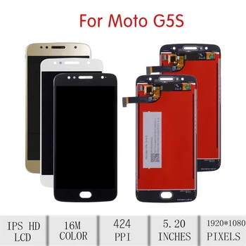 ORIGINAL Pentru Motorola Moto G5S LCD, Ecran Tactil Digitizer Pentru Montaj MOTO G5s Inlocuire Ecran XT1792 XT1793 XT1794 XT1795