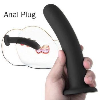 Silicon Dilatator Anal Butt Plug Anal Prize Set Penis Fals Vibrator de Prostata pentru Masaj Jucarii Sexuale pentru Femei Erotice Intim Bunuri