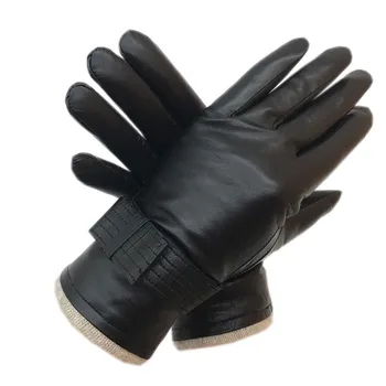 Mănuși 2020 nou stil doamnelor mănuși negre de piele de oaie piele de moda iarna caldura frumoase transport gratuit din piele conduci