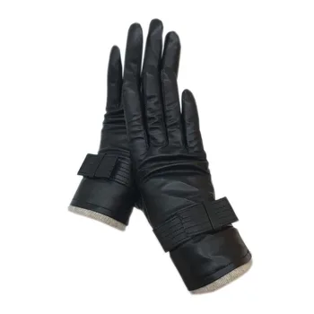 Mănuși 2020 nou stil doamnelor mănuși negre de piele de oaie piele de moda iarna caldura frumoase transport gratuit din piele conduci