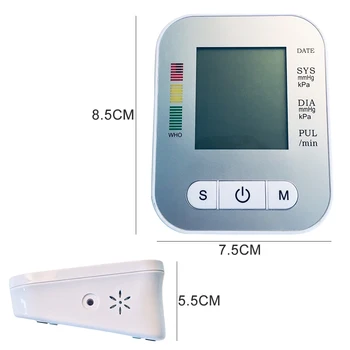 Electric Tensiometru Monitor de Presiune sanguina Echipamente Medicale Aparate pentru Măsurarea Presiunii Acasă Monitorul Cardiac Sănătate