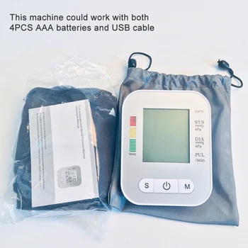 Electric Tensiometru Monitor de Presiune sanguina Echipamente Medicale Aparate pentru Măsurarea Presiunii Acasă Monitorul Cardiac Sănătate