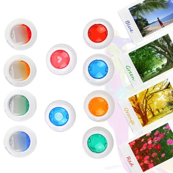 SUNNYLIFE 10BUC Culori Asortate Aproape Lentile de Culoare Set de filtre pentru Fujifilm Instax Mini 8 8 9 7s kt Camera de Film Instant Gadget-uri