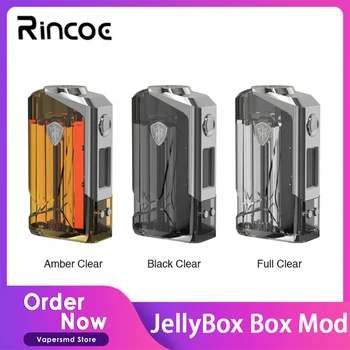 Pre-comanda Rincoe JellyBox TC Cutie Mod Powered By Dual Baterie 18650 228W Ieșire Mod Tigara Electronica Mod Vape VS Sus Lite