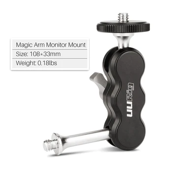 UURig R002 Aluminiu Magic Arm Monitorul de Montare Articulat 1/4