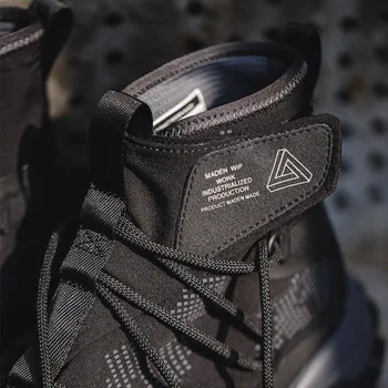 Maden Retro Vechi Adidași Bărbați Pantofi Respirabil Usoare Casual Indesata High-top Sneaker Pantofi de Epocă în aer liber Încălțăminte