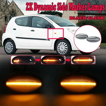 2 buc LED-uri Dinamice de poziție Laterale de Semnalizare Luminile Indicatoare de Chihlimbar Repetor Lumini Auto Pentru Suzuki Swift Jimmy Vitara SX4 Alto