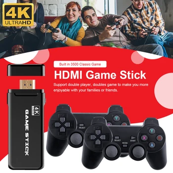 USB Wireless Consola de Joc Stick Consolă de jocuri Video Construit în 3500 Clasic Game8 Pic Mini Retro Controler de Ieșire HDMI Dual Player