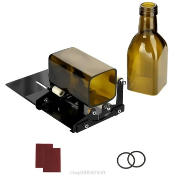 DIY Sticlă Instrument Tăietor Pătrat Rotund Vin Sticle de Bere Masina de debitat cu Accesorii Kit O07 20 Dropship