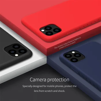 NILLKIN Cover Pentru iPhone 11 Pro Max Caz de Cauciuc Înfășurat TPU Caz de Protecție Telefon Capacul din Spate Pentru iPhone 11 Pro Pentru iPhone11 Caz