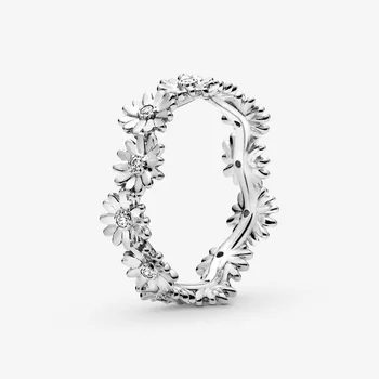 LByzHan Vânzare Fierbinte Argint 925 Inele De En-Gros De Flori Populare Norocos Inele Pentru Femei Bijuterii De Luare Dorpshipping