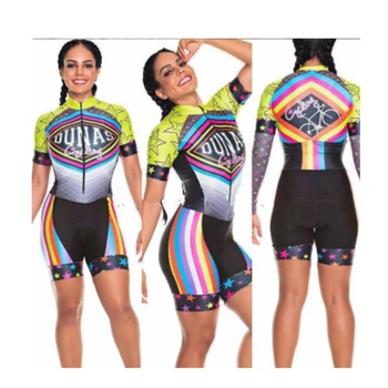 Femei profesionale Triatlon Maneci Scurte Jersey Ciclism Seturi Skinsuit Maillot Ropa Ciclismo Bicicletă Haine Jumpsuit2020
