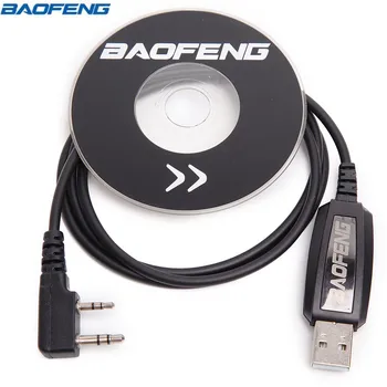 Original Baofeng USB de Programare, cum ar Cablu CD cu drivere Pentru CB Radio Baofeng UV-5R UV-82 BF-888S GT-3 Walkie Talkie Ham Radio UV 5R