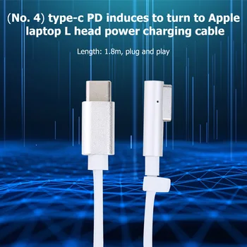 Încărcare rapidă Cablu Adaptor Conector Cablu pentru Macbook de la Apple Notebook USB de Tip C Cablu Adaptor Smartphone-uri Încărcător Rapid