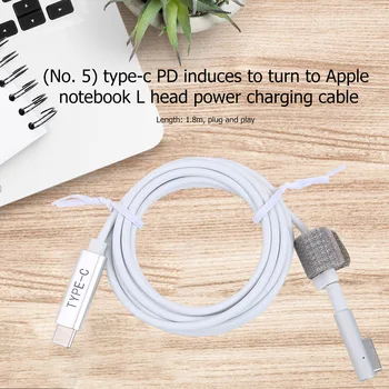 Încărcare rapidă Cablu Adaptor Conector Cablu pentru Macbook de la Apple Notebook USB de Tip C Cablu Adaptor Smartphone-uri Încărcător Rapid